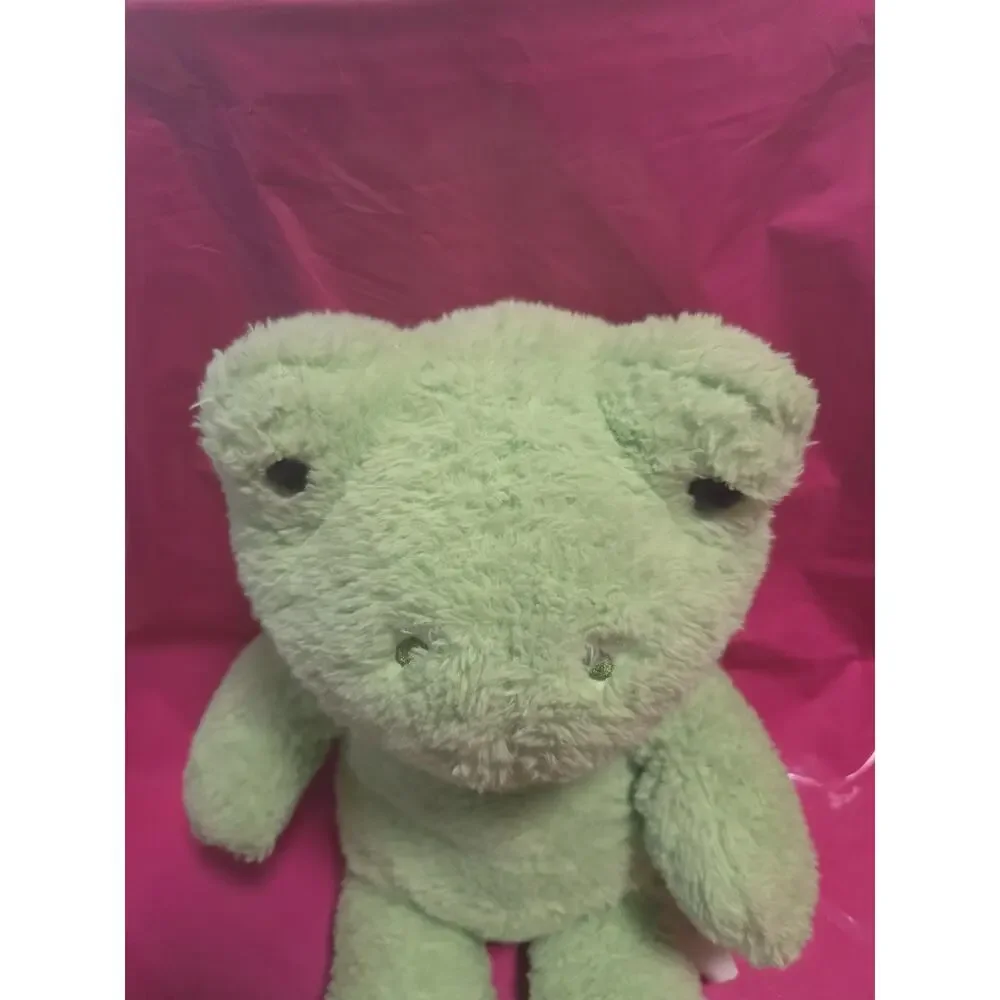 Build A Bear Green Frog Retired Christmas 2020 Plush Stuffed Animal